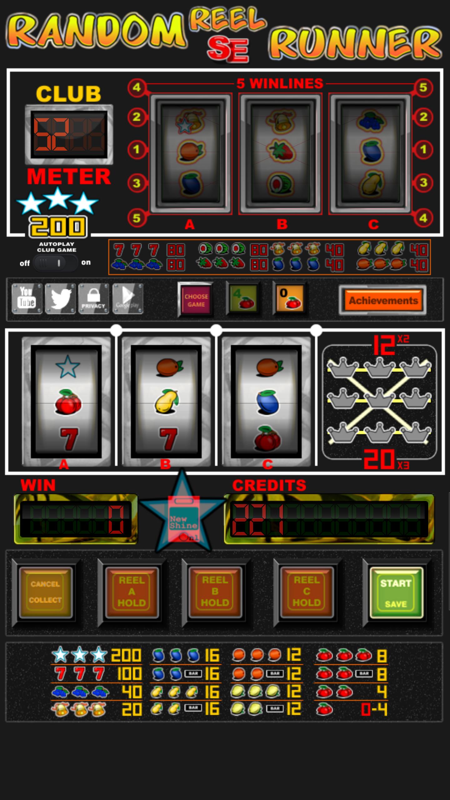 Random reel Runner SE SLOTS