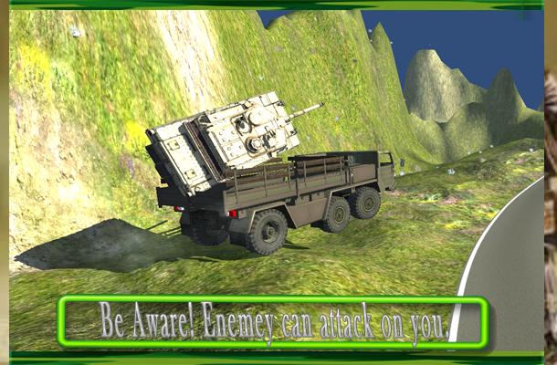 Military Cargo Transport Truck
