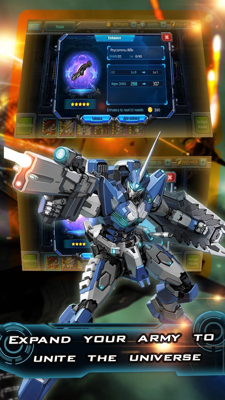 Robot front battle
