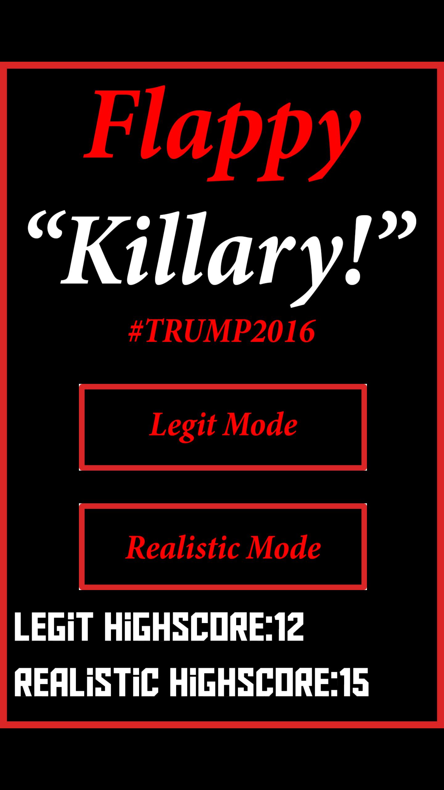 Flappy Hillary "Killary"