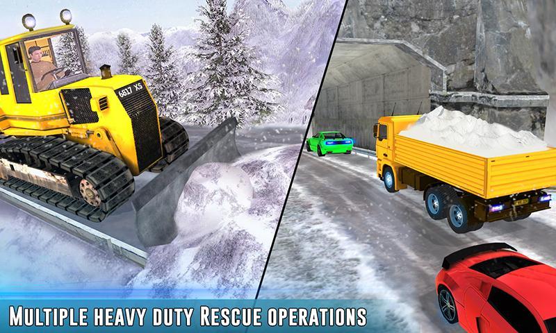 Grand Snow Excavator Sim truck
