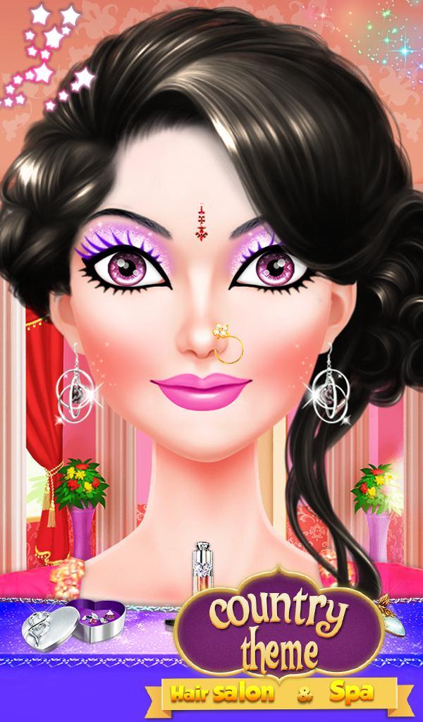 Indian Girl Hair Salon