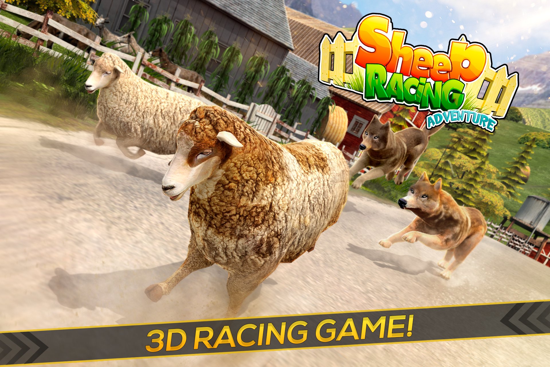 Sheep Racing Adventure Game 3D