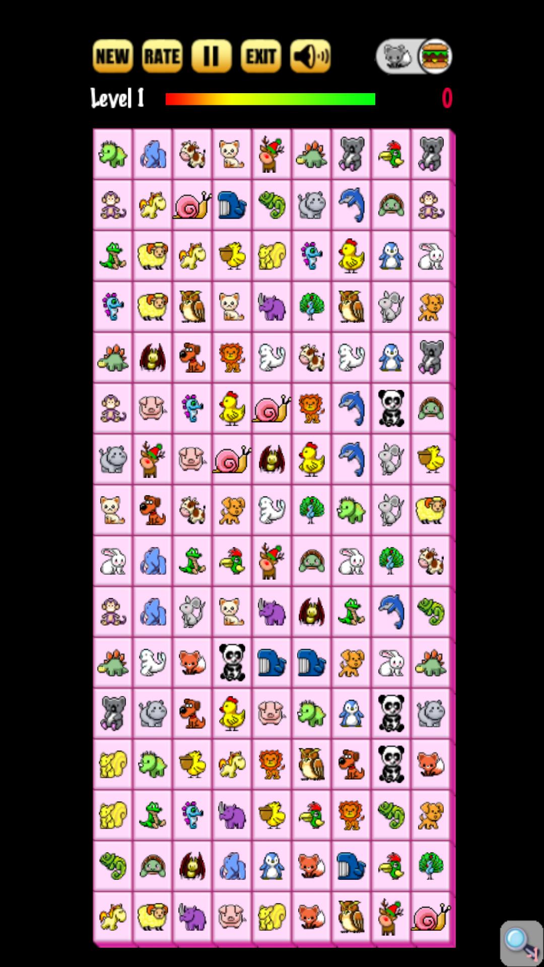Connect Animal - Pikachu