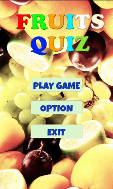 Fruits Quiz DC