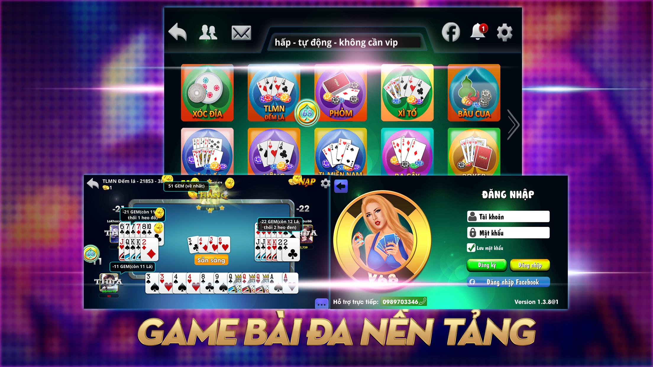 V68 - Game bai doi thuong
