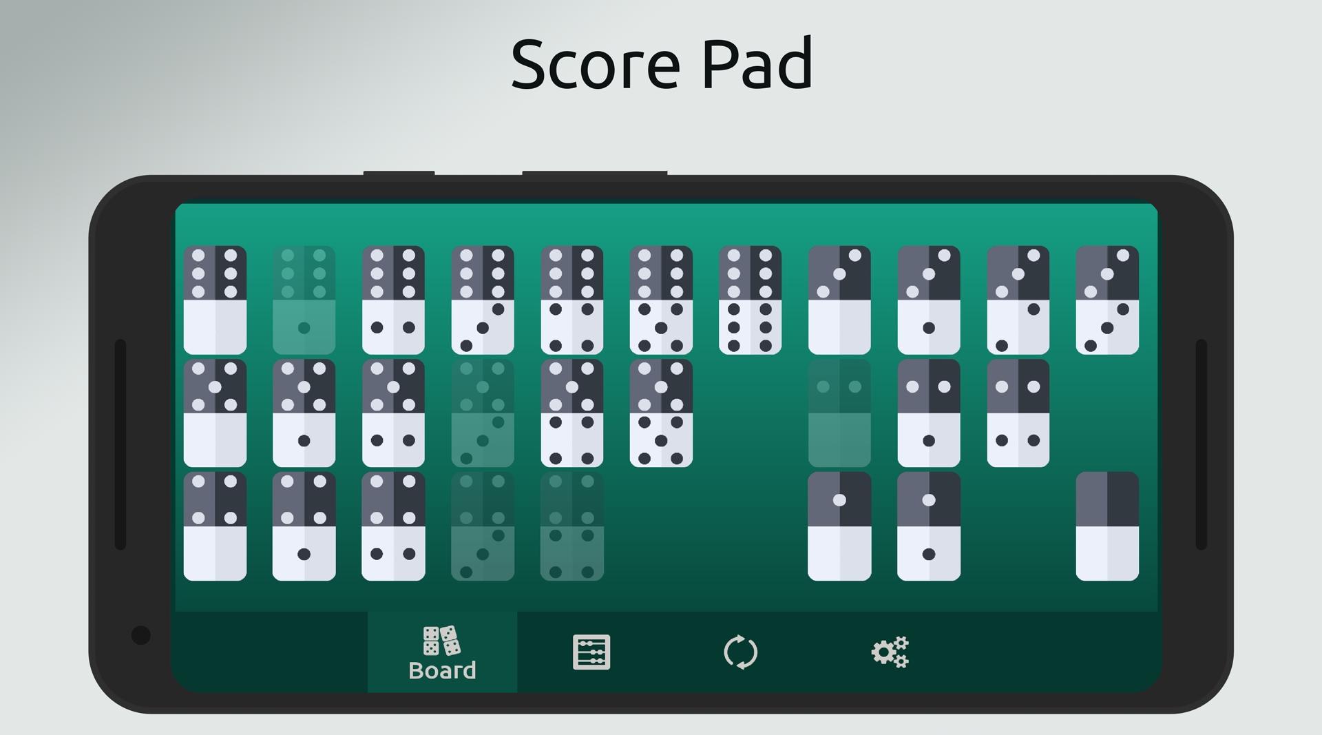 Dominos Cheater (Cards Tracker - Score Pad)