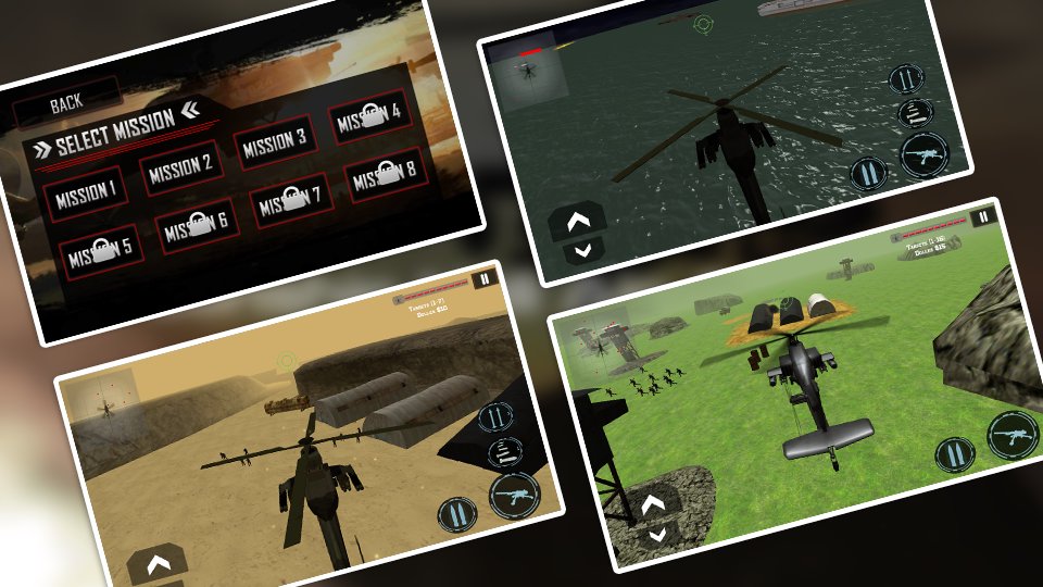 Gunship Heli Air Attack