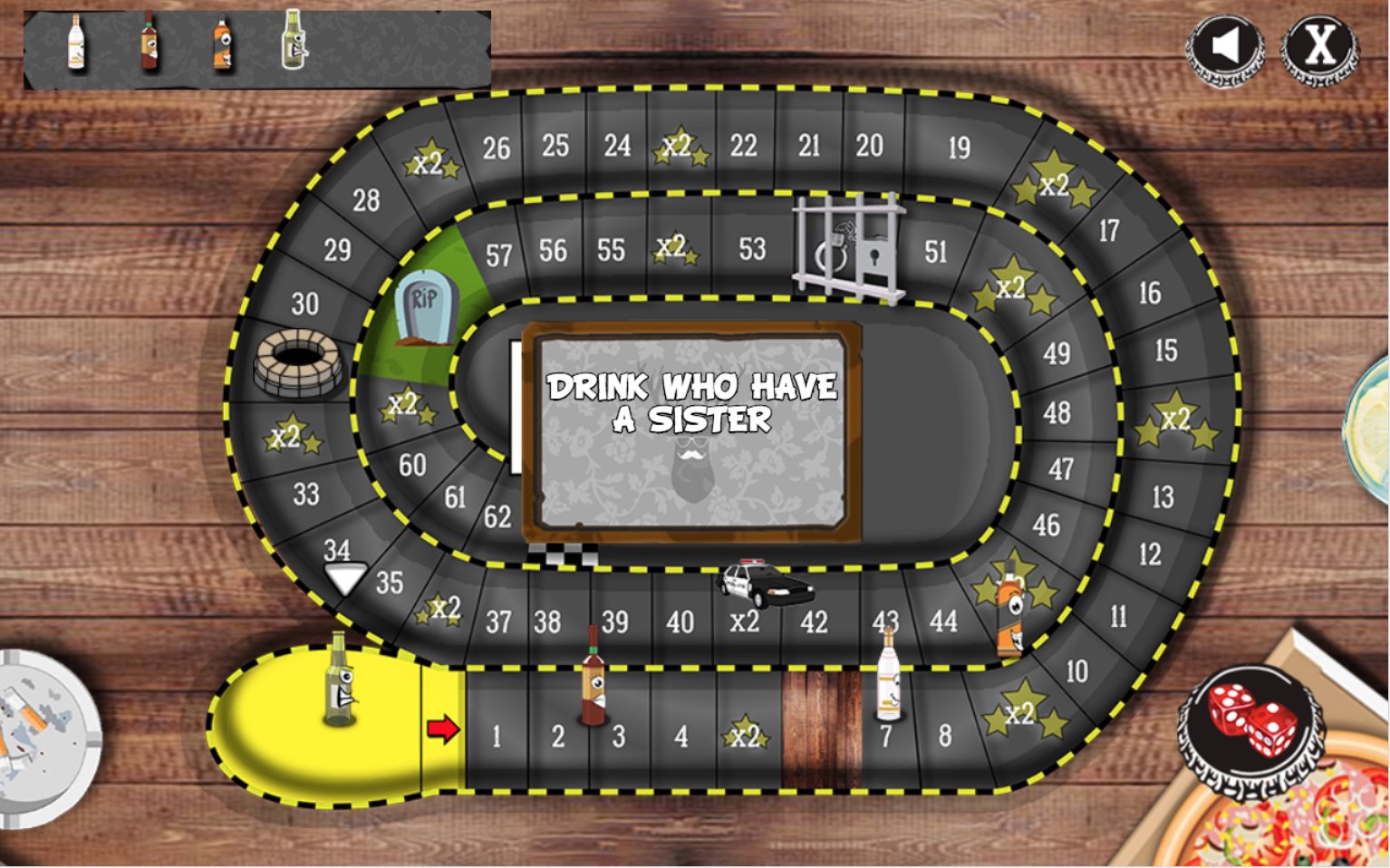 Vodka Game (or Alchool Dragon Game)