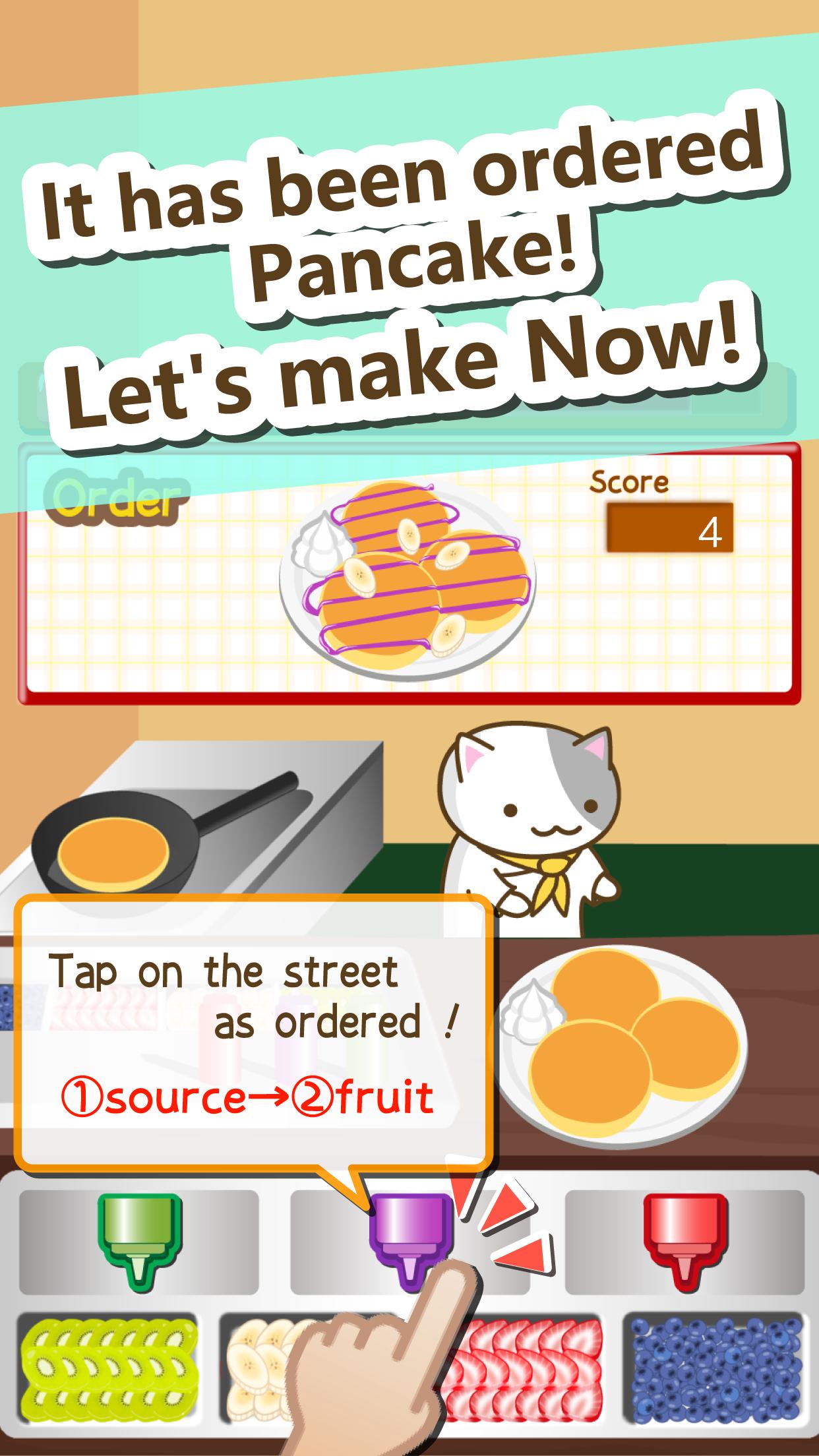 Pancake shop of cat